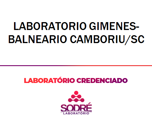 Exame Toxicológico - Balneario Camboriu-SC - LABORATORIO GIMENES-BALNEARIO CAMBORIU/SC (C.N.H, Empregado CLT, Concurso Público)