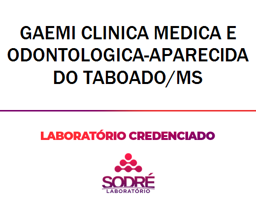 Exame Toxicológico - Aparecida Do Taboado-MS - GAEMI CLINICA MEDICA E ODONTOLOGICA-APARECIDA DO TABOADO/MS (C.N.H, Empregado CLT, Concurso Público)