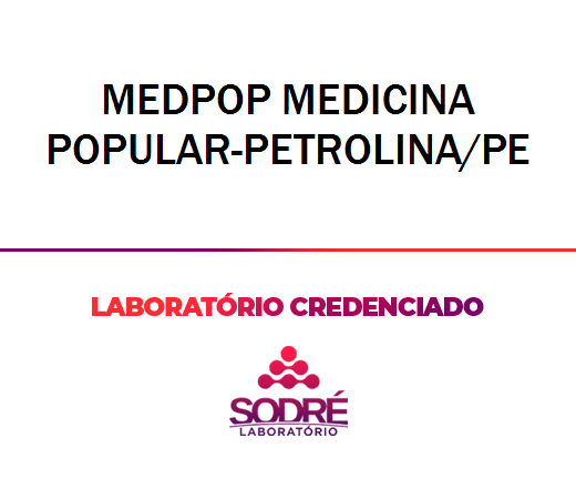 Exame Toxicológico - Petrolina-PE - MEDPOP MEDICINA POPULAR-PETROLINA/PE (C.N.H, Empregado CLT, Concurso Público)