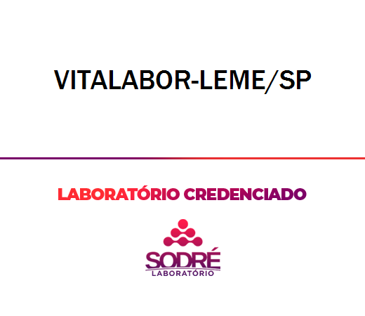 Exame Toxicológico - Leme-SP - VITALABOR-LEME/SP (C.N.H, Empregado CLT, Concurso Público)