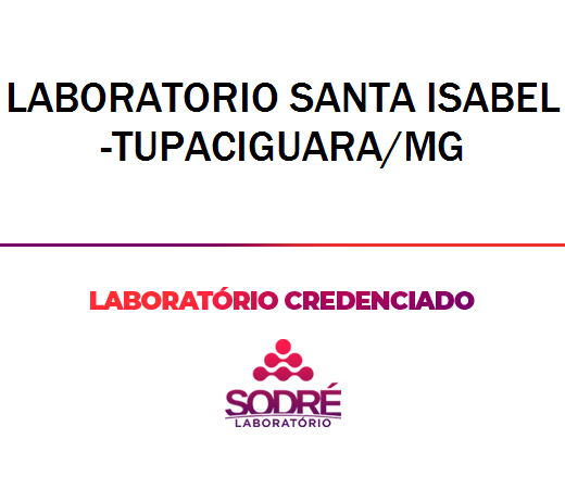 Exame Toxicológico - Tupaciguara-MG - LABORATORIO SANTA ISABEL-TUPACIGUARA/MG (C.N.H, Empregado CLT, Concurso Público)