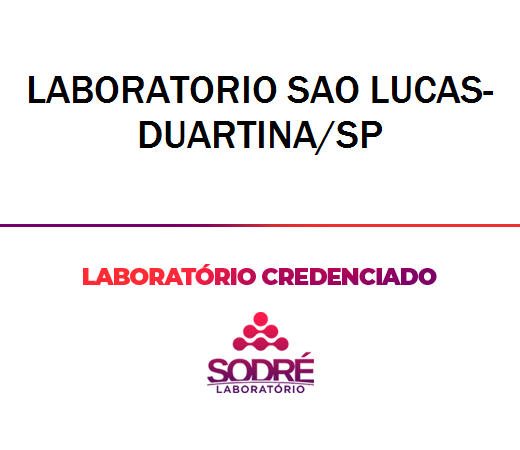 Exame Toxicológico - Duartina-SP - LABORATORIO SAO LUCAS-DUARTINA/SP (C.N.H, Empregado CLT, Concurso Público)