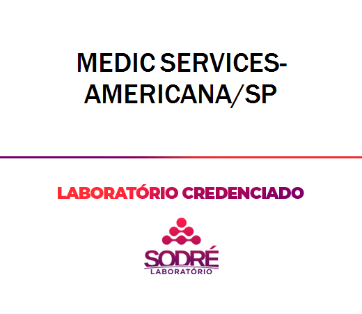 Exame Toxicológico - Americana-SP - MEDIC SERVICES-AMERICANA/SP (C.N.H, Empregado CLT, Concurso Público)