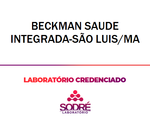 Exame Toxicológico - Sao Luis-MA - BECKMAN SAUDE INTEGRADA-SÃO LUIS/MA (C.N.H, Empregado CLT, Concurso Público)