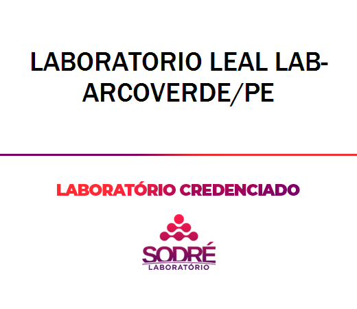 Exame Toxicológico - Arcoverde-PE - LABORATORIO LEAL LAB-ARCOVERDE/PE (C.N.H, Empregado CLT, Concurso Público)