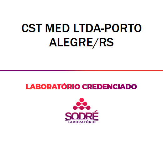 Exame Toxicológico - Porto Alegre-RS - CST MED LTDA-PORTO ALEGRE/RS (C.N.H, Empregado CLT, Concurso Público)