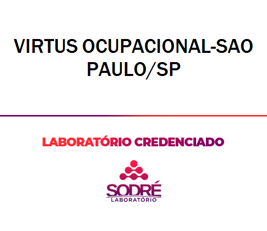 Exame Toxicológico - Sao Paulo-SP - VIRTUS OCUPACIONAL-SAO PAULO/SP (C.N.H, Empregado CLT, Concurso Público)