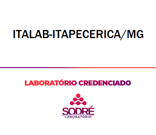 Exame Toxicológico - Itapecerica-MG - ITALAB-ITAPECERICA/MG (C.N.H, Empregado CLT, Concurso Público)