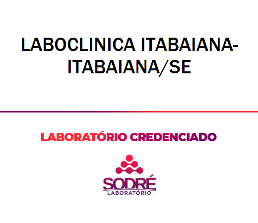 Exame Toxicológico - Itabaiana-SE - LABOCLINICA ITABAIANA-ITABAIANA/SE (C.N.H, Empregado CLT, Concurso Público)