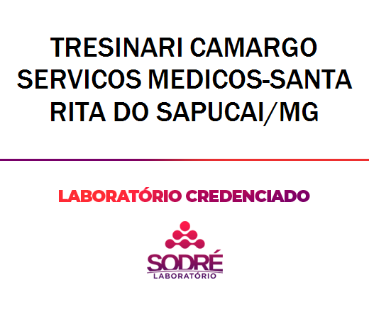 Exame Toxicológico - Santa Rita Do Sapucai-MG - TRESINARI CAMARGO SERVICOS MEDICOS-SANTA RITA DO SAPUCAI/MG (C.N.H, Empregado CLT, Concurso Público)