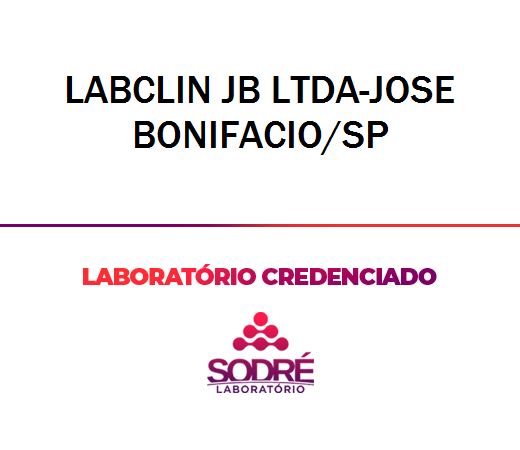 Exame Toxicológico - Jose Bonifacio-SP - LABCLIN JB LTDA-JOSE BONIFACIO/SP (C.N.H, Empregado CLT, Concurso Público)