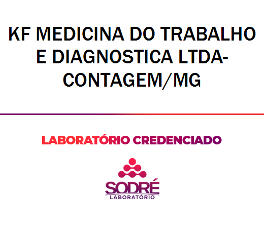 Exame Toxicológico - Contagem-MG - KF MEDICINA DO TRABALHO E DIAGNOSTICA LTDA-CONTAGEM/MG (C.N.H, Empregado CLT, Concurso Público)