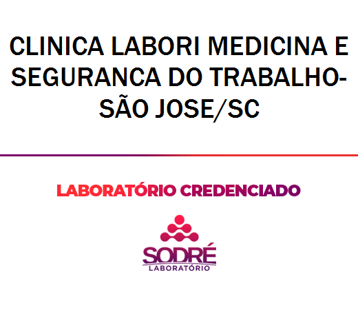 Exame Toxicológico - Sao Jose-SC - CLINICA LABORI MEDICINA E SEGURANCA DO TRABALHO-SÃO JOSE/SC (C.N.H, Empregado CLT, Concurso Público)