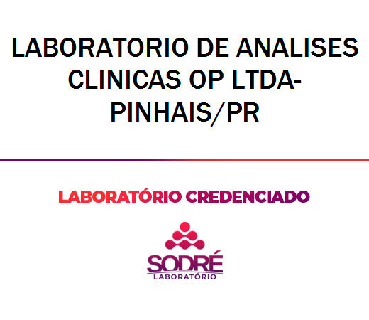 Exame Toxicológico - Pinhais-PR - LABORATORIO DE ANALISES CLINICAS OP LTDA-PINHAIS/PR (C.N.H, Empregado CLT, Concurso Público)