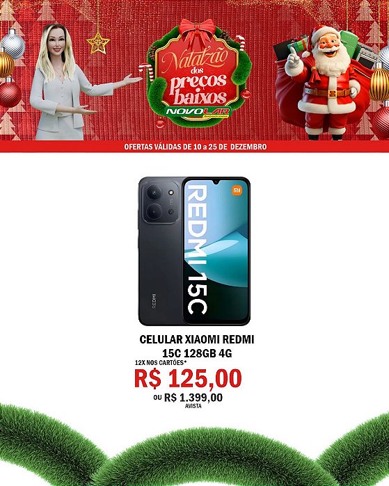 CELULAR XIAOMI REDMI 15C 128GB 4G