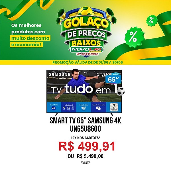 SMART TV 65 SAMSUNG 4K UN65U8600