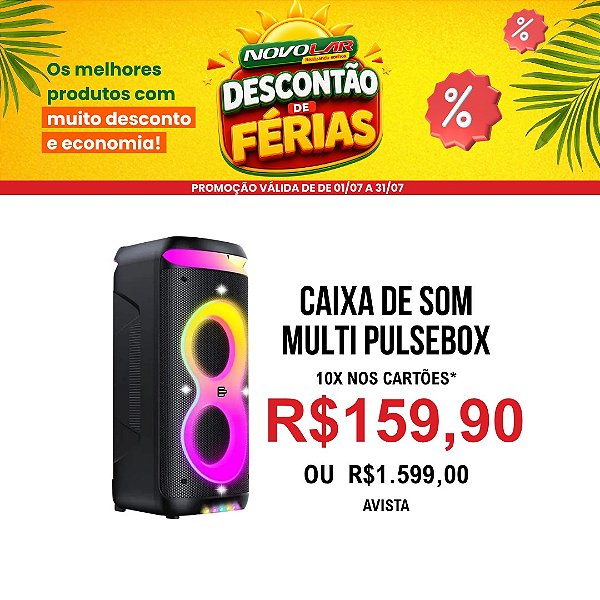 CAIXA DE SOM MULTI PULSEBOX
