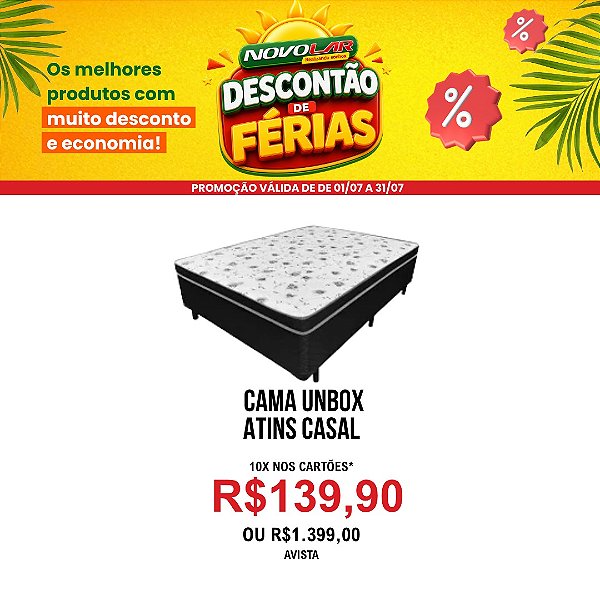CAMA UNBOX ATINS CASAL