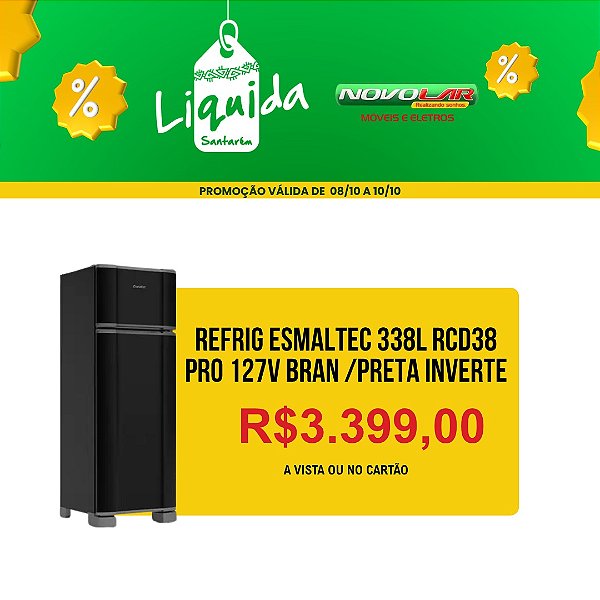 Refrigerador Esmaltec 338L RCD38 Pro Inverter