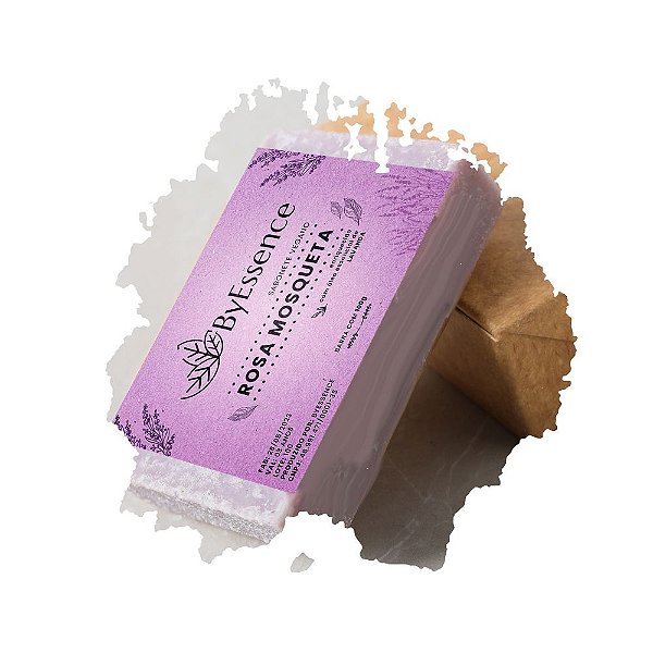 Sabonete Vegano Rosa Mosqueta e Lavanda ByEssence - 100g