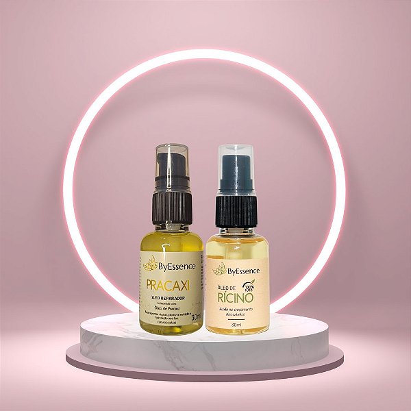 Kit Reparador de Pontas Pracaxi e Óleo Vegetal 100%Puro Ricino