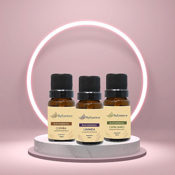 Kit Sono - Óleo Essencial Lavanda, Capim Limão e Copaíba Byessence