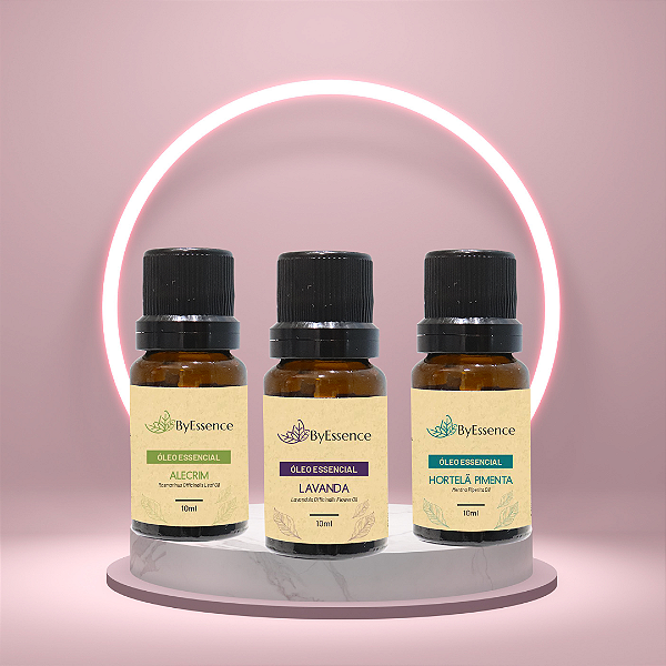 Tônico Capilar - Óleo Essencial Alecrim Lavanda e Hortelã Pimenta