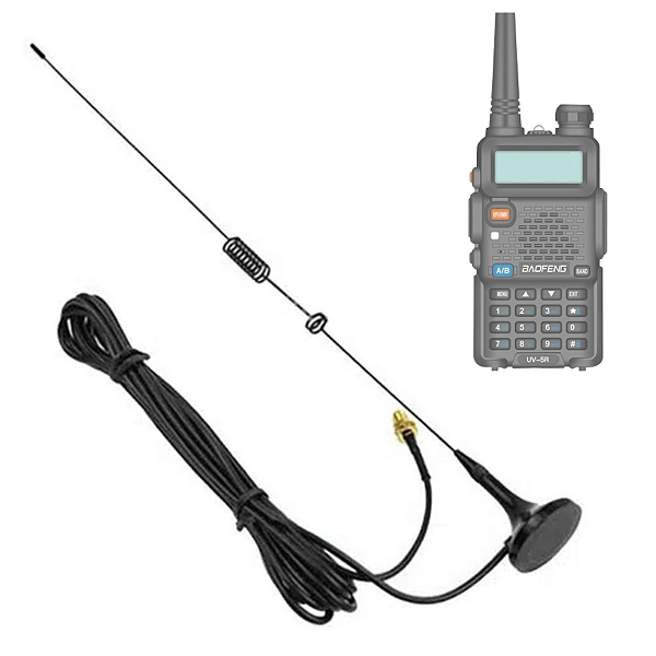 ANTENA MAGNETICA EXTERNA NAGOYA UT106UV PARA BAOFENG UV5R