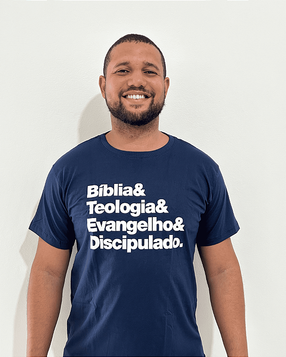 CAMISETA CETEBES AZUL - BÍBLIA&TEOLOGIA&EVANGELHO&DISCIPULADO