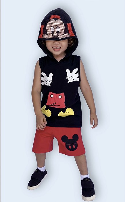 Conjunto Infantil Menino Regata e Shorts Personagem