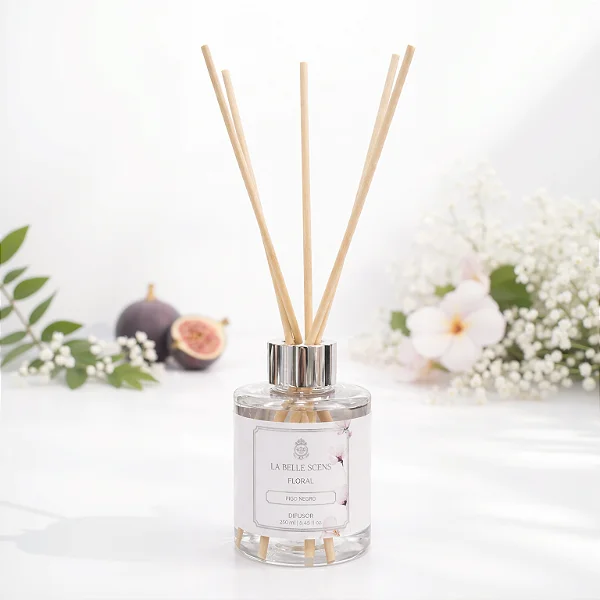 Difusor de Varetas Figo Negro 250ml