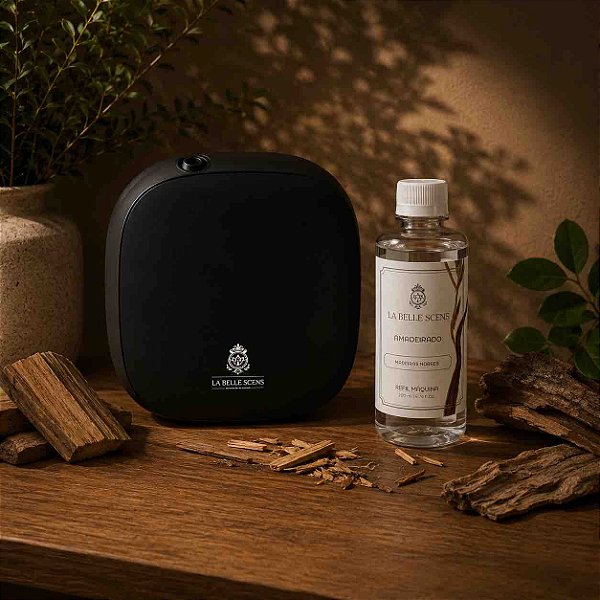 Kit Aromatizador Paris Wood 45m² - Presente Dia dos Pais