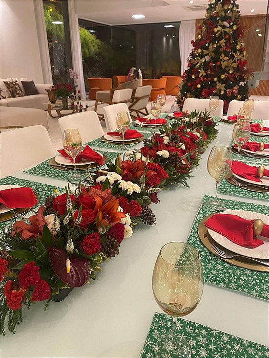 Centro de Mesa Natalino Deluxe – 180cm