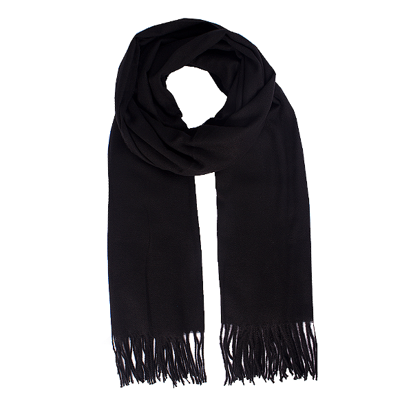 LENÇO LISO PRETO