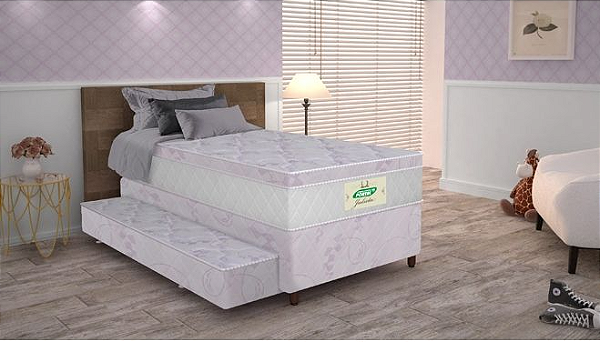 CAMA BOX PORTAL SOLTEIRO JULIETA MOLAS BONNEL CORAL - 260x1980x980