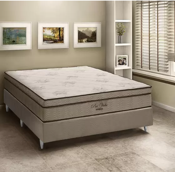 CAMA BOX - QUEEN - PRO VIDA SUPERPOCKET 30x158x198 - ORTOBOM