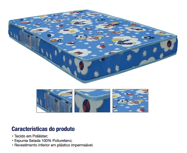 COLCHAO - P/ BERCO - D18 PHYSICAL - 10x130x70 - ORTOBOM