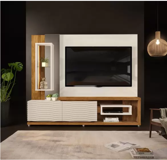 HOME DJ DALLE OFF WHITE CINAMOMO - ONDAS 3D