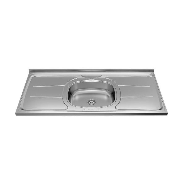 PIA DE COZINHA INOX 1,2M CUBA N4 - GHELPLUS
