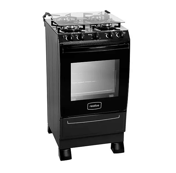 FOGAO REALCE 4B CRONOS GLASS PRETO