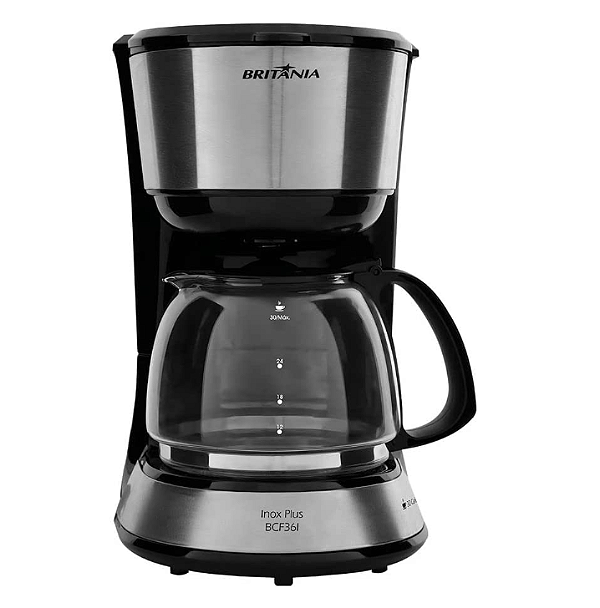 CAFETEIRA INOX PLUS BRITANIA BCF36I 127V - 063901102