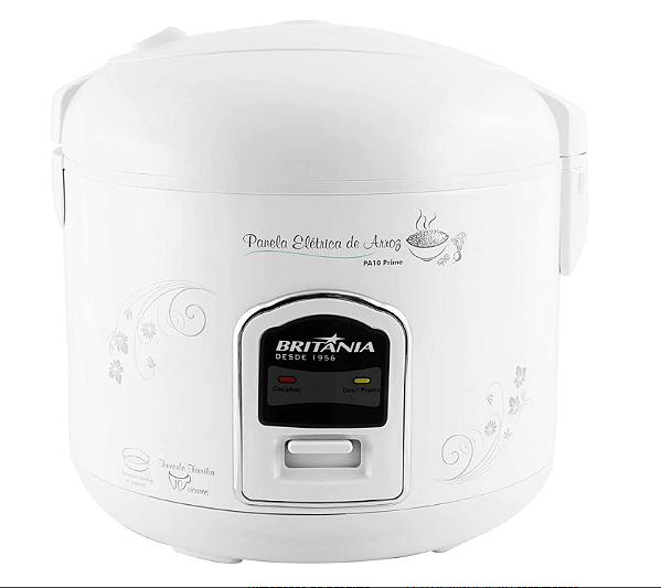 PANELA DE ARROZ BRITANIA PRIME PA10 BRANCO 127V - 066401054