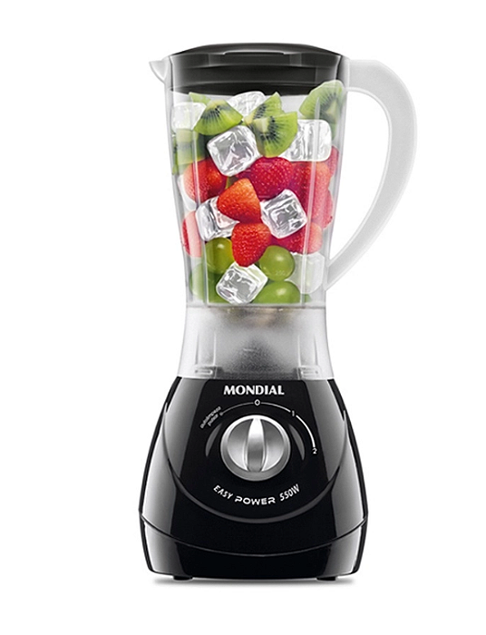 LIQUIDIFICADOR MONDIAL L-550 550W PRETO 110V