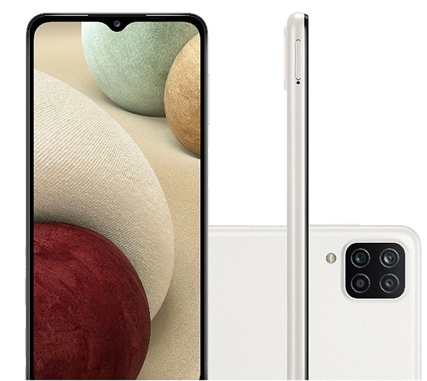 CELULAR SAMSUNG GALAXY A12 BRANCO 64GB