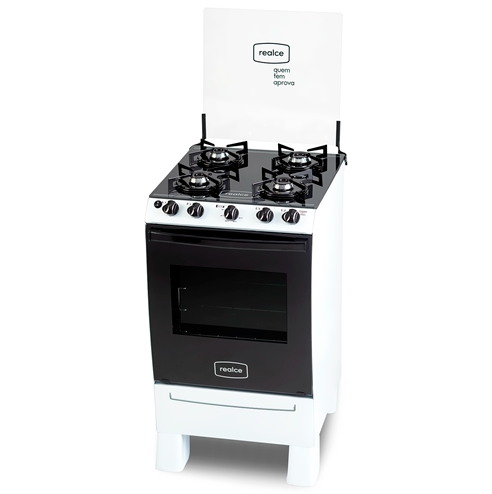 FOGAO REALCE 4B CRONOS GLASS BRANCO
