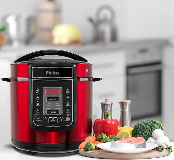 PANELA DE PRESSAO PHILCO DIGITAL INOX RED PPP01 127V