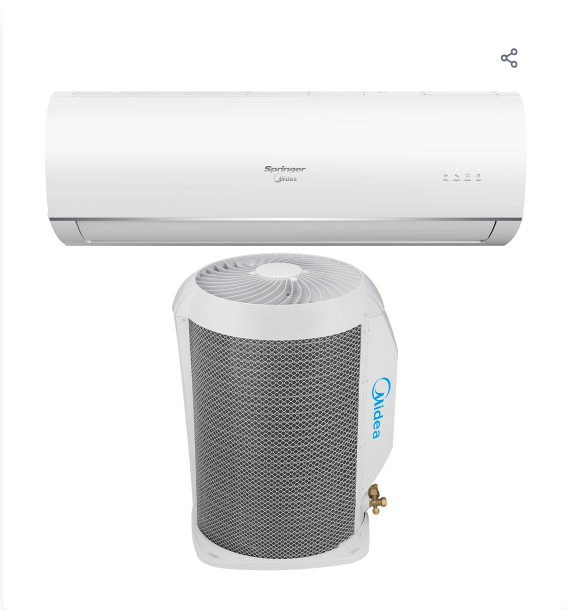 AR CONDICIONADO 9.000 SPRINGER MIDEA AIRVOLUTION FRIO