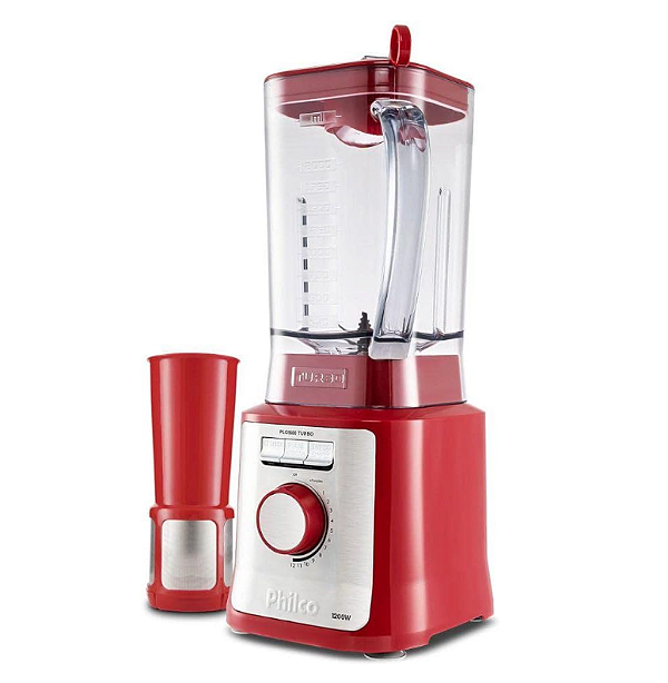 LIQUIDIFICADOR PHILCO TURBO PLQ1600V 3L 1200W - VERMELHO