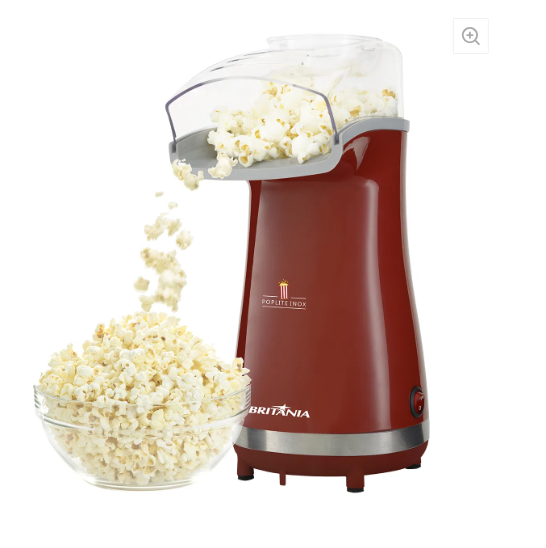 PIPOQUEIRA BRITANIA POP LITE INOX BPI01VI - VERMELHO 127V