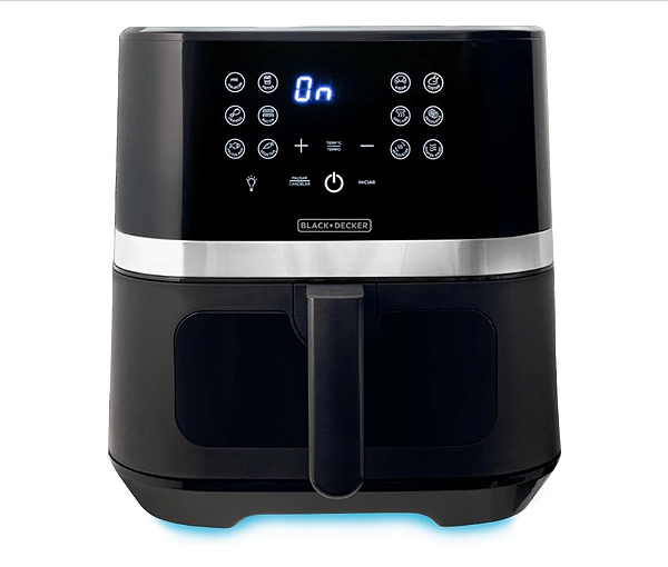 AIR FRYER DIGITAL BLACK+DECKER GOURMAND GRIS 127V